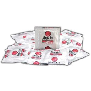 Adam & Eve Ribbed Condoms 13-pack