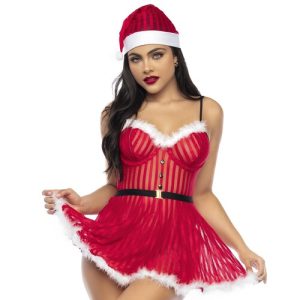 Mrs Claus Peek-A-Boo Babydoll