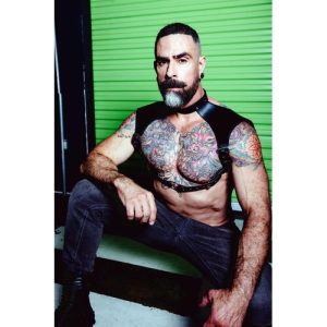 Men's Harness With Neck Collar