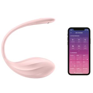 Satisfyer Ribbed Petal App Enabled Couples Vibrator with Remote Control