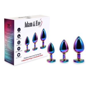Adam & Eve Rainbow Heart Anal Training Set