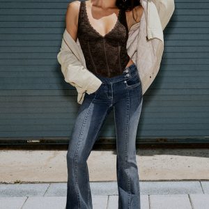 Low Rise Flare Jeans